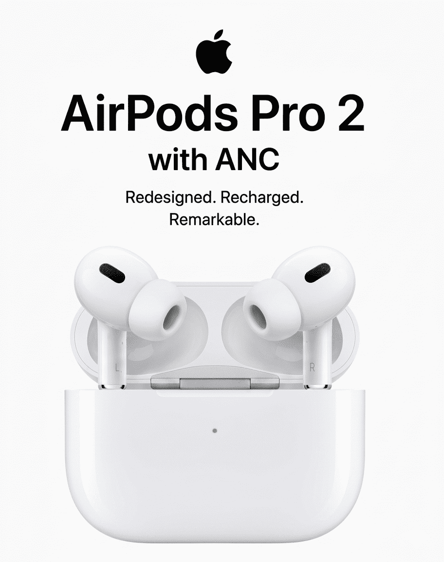 AirPods Pro 2nd Generation ANC Wireless Earbuds